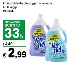 Vernel - Ammorbidente Blu Oxygen O Lavanda