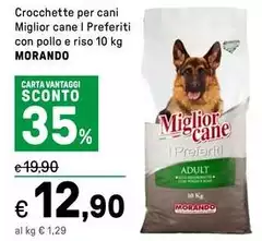 Morando - Crocchette Per Cani Miglior Cane I Preferiti Con Pollo E Riso