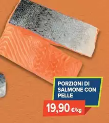 Porzioni Di Salmone Con Pelle
