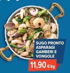 Sugo Pronto Asparagi Gamberi E Vongole