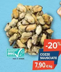 Cozze Sgusciate Asc