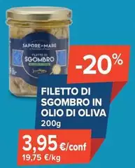 Sapore Di Mare - Filetto Di Sgombro In Olio D'Oliva 200 G