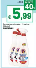 Chanteclair - Sgrassatore Universale + 2 Ricariche