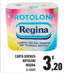 Regina - Carta Igienica Rotoloni