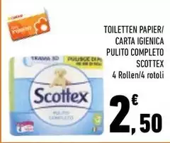 Scottex - Toiletten Papier/ Carta Igienica Pulito Completo