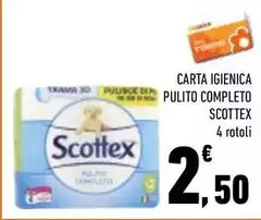 Scottex - Carta Igienica Pulito Completo