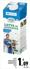 Mila - Latte Parzialmente Scremato UHT