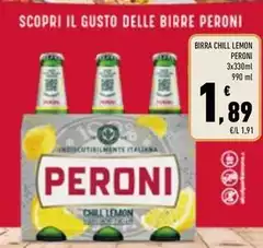 Peroni - Birra Chill Lemon