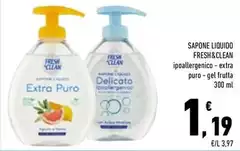 Fresh & Clean - Sapone Liquido