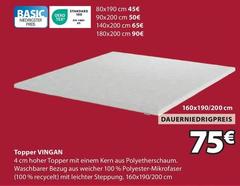 Topper Vingan 