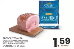 Parmacotto - Prosciutto Alta Qualità  Azzurro A Ridotto Contenuto Di Sale
