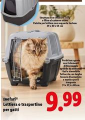 Zoofari - Lettiera O Trasportino Per Gatti