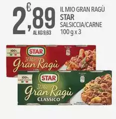 Star - Il Mio Gran Ragu Salsiccia