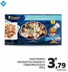 Esca - Sugo Pronto Per Risotto E Spaghetti Condi Presto
