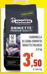 Fochista - Carbonella Di Legna Compatta Brikette