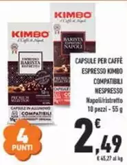 Kimbo - Capsule Per Caffè Espresso Compatibili