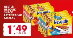 Nestlè - Nesquik Snack Latte/Cacao