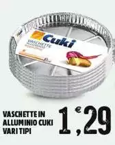 Cuki - Vaschette In Alluminio