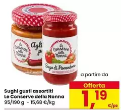 Le Conserve della Nonna - Sughi