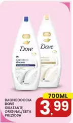 Dove - Bagnodoccia Idratante Original/Seta Preziosa