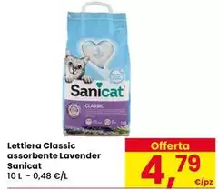 Sanicat - Lettiera Classic Assorbente Lavender