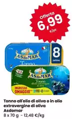 Asdomar - Tonno All'Olio Di Oliva O In Olio Extravergine Di Oliva