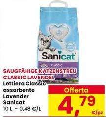 Sanicat - Lettiera Classic Assorbente Lavender