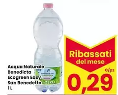 San Benedetto - Acqua Naturale Ecogreen Easy
