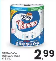Foxy - Carta Casa Tornado