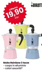Bialetti - Moka Rainbow 3 Tazze