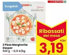 Despar - 2 Pizze Margherita