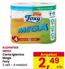 Foxy - Carta Igienica Mega