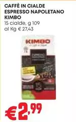Kimbo - Caffè In Cialde Espresso Napoletano