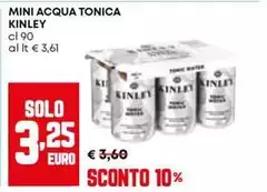 Kinley - Mini Acqua Tonica