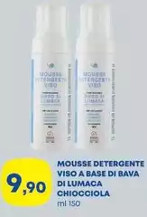 Mousse Detergente Viso A Base Di Bava Di Lumaca