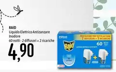 Raid - Liquido Elettrico Antizanzare Inodore