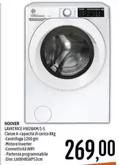Hoover - Lavatrice HW28AM/L-S