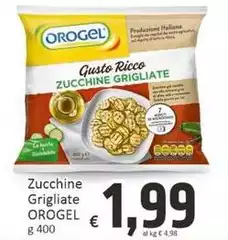 Orogel - Zucchine Grigliate