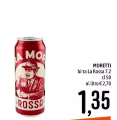 Moretti - Birra La Rossa 7.2