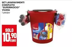 Vileda - Set Lavapavimenti Completo "supermocio"