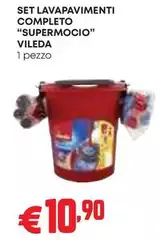Vileda - Set Lavapavimenti Completo "supermocio"