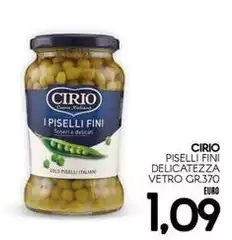 Cirio - Piselli Fini Delicatezza Vetro