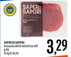 Saper di sapori - Bresaola Della Valtellina IGP