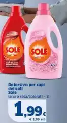 Sole - Detersivo Per Capi Delicati