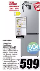 Samsung - Frigorifero Combinato Rb34c621nsa/ef