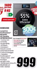 Samsung - Lavatrice Ecodosatore Bespoke