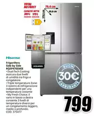 Hisense - Frigorifero Side By Side RO34P70SMITE