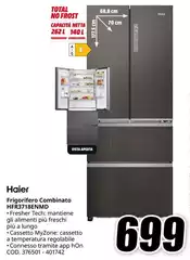 Haier - Frigorifero Combinato HFR51718EMMD