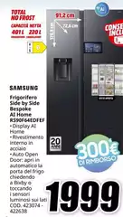 Samsung - Frigorifero Side By Side Bespoke A.H.PROF4DEEF