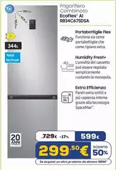 Samsung - Frigorifero Combinato EcoFlex AI 1.85m 344L RB34C675DSA
